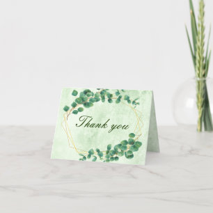 Geometric Greenery Eucalyptus Lövs Tack Kort