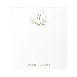 Geometric Greenery Wandey Anteckningsblock