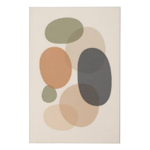 Geometric Grid Wall Art in Natural Tones