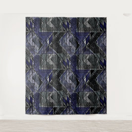 Geometric grunge print