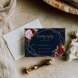 Geometric Guld Glitter och Red Tropical OSA kort