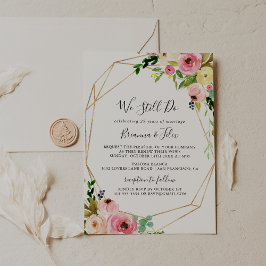 Geometric Guld Tropical Vi fortsätter att förnya V Inbjudningar