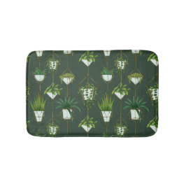 Geometric Hanging Houseplant Mönster Badrumsmatta