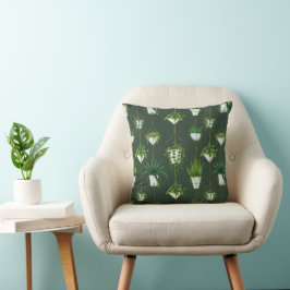 Geometric Hanging Houseplant Mönster Kudde