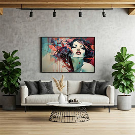 Geometric Harmony Canvastryck