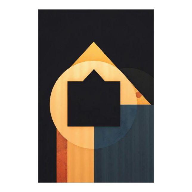 Geometric Harmony Fototryck (Framsidan)