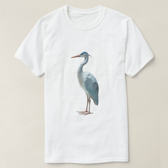 Geometric Heron T Shirt (Design framsida)