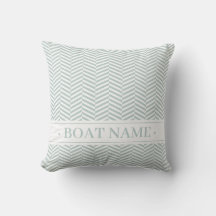 Geometric Herringbone Decor. Boat Namn. Salvia.