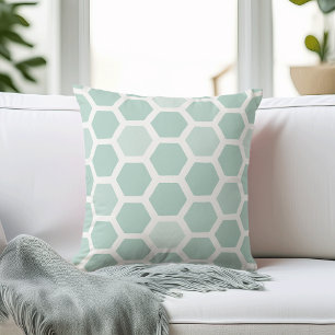 Geometric Hexagon Mönster Kudde