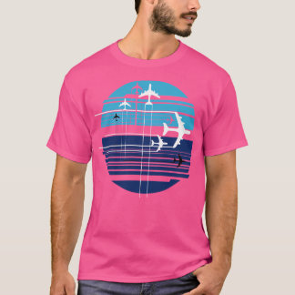 Geometric Himmel Crossing Aircraft T Shirt