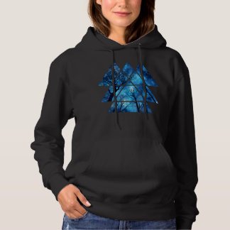 Geometric Himmel vid Nattens Nature Exdoor Graphi T Shirt