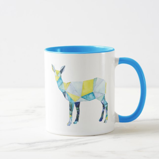 Geometric Hjort Animal Mugg (Höger)