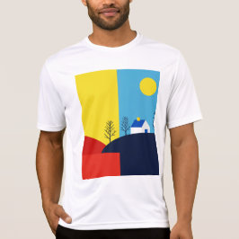 Geometric image t shirt