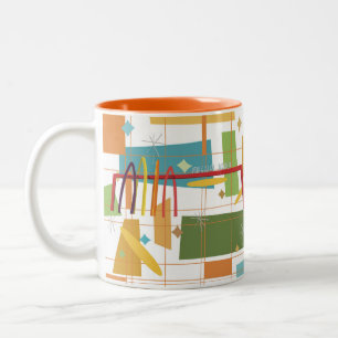 Geometric Imperial Beach mugg