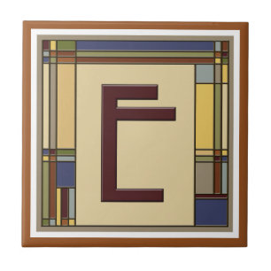 Geometric Initial E. Kakelplatta