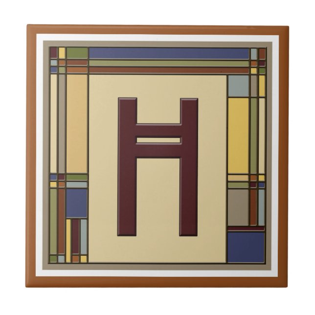 Geometric Initial H. Kakelplatta (Framsidan)