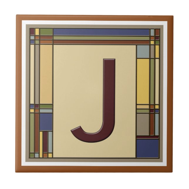 Geometric Initial J. Kakelplatta (Framsidan)