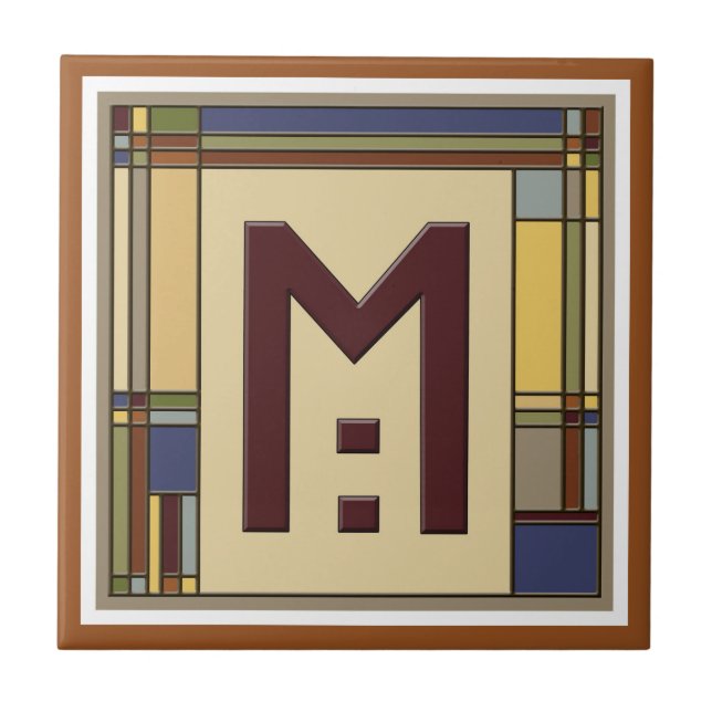Geometric Initial M. Kakelplatta (Framsidan)