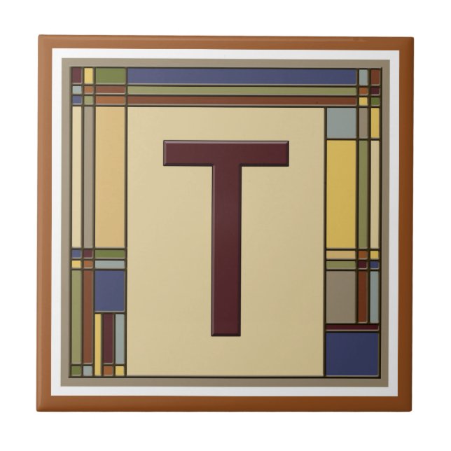 Geometric Initial T. Kakelplatta (Framsidan)