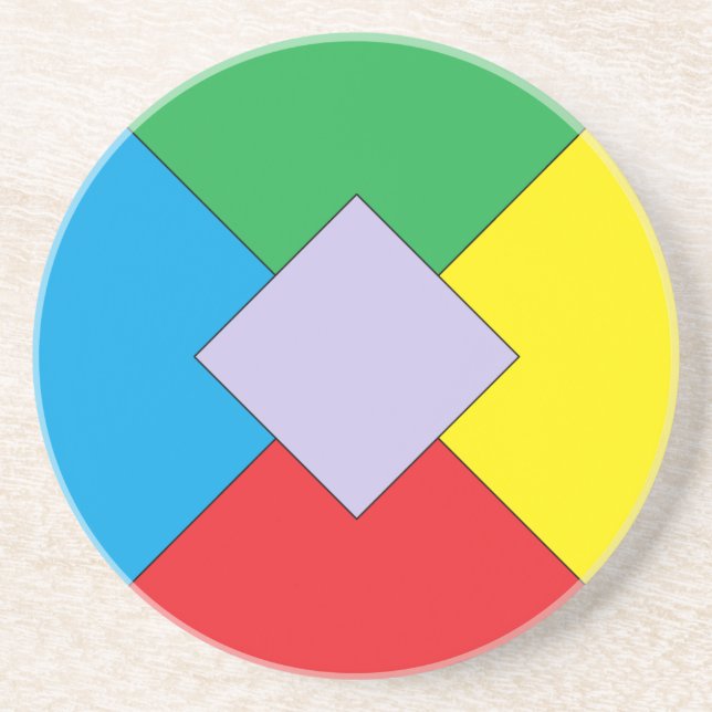 Geometric Inslag Underlägg (Framsidan)