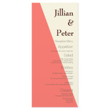 Geometric Ivory Coral Bröllop