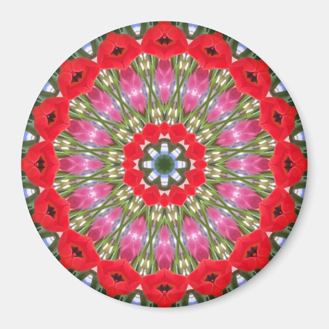 Geometric Kaleidoscope Magnet (Framsidan)