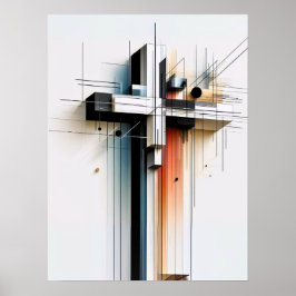 Geometric kor Christian Poster