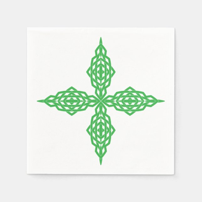 Geometric Kor Napkins Pappersservett (Framsidan)