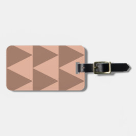 Geometric Large Triangles Mocha Mousse Dusty Rosa Bagagebricka