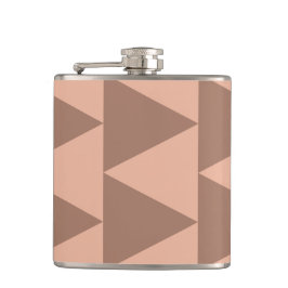 Geometric Large Triangles Mocha Mousse Dusty Rosa Fickplunta