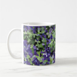 Geometric Lavender Garden Kaffemugg