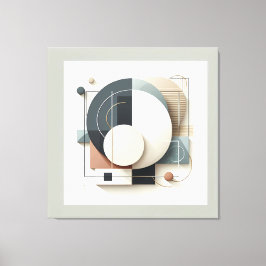Geometric Layered Harmony Canvastryck