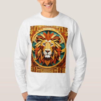 Geometric Lejon Mandala T-Shirt Designs Des