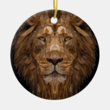 Geometric Lejonare Porträtt