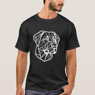 Geometric Line Art Anatolian Shepherd Hund Kangal T Shirt