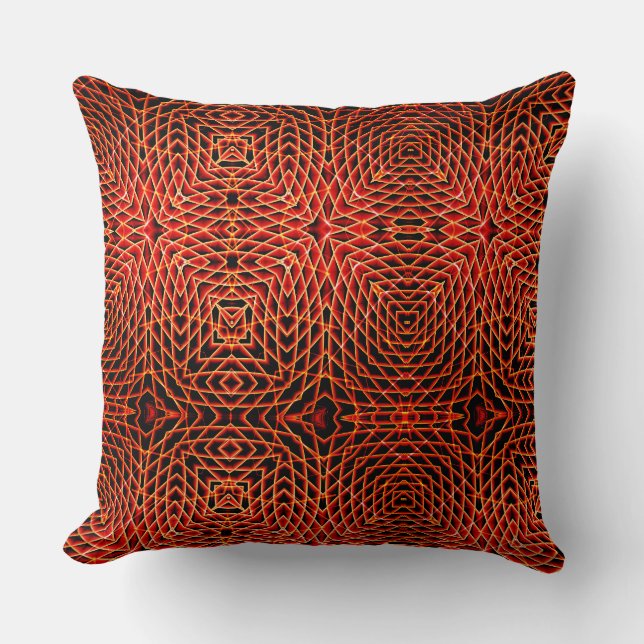 GEOMETRIC LINESThrow Pillow Kudde (Framsida)