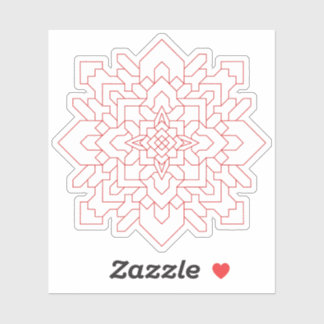 Geometric Mandala #1 Klistermärken