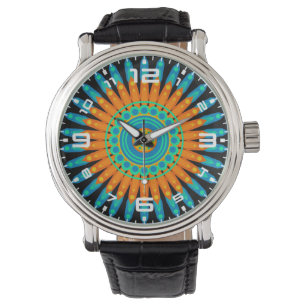 Geometric Mandala Art Circle Design 48256 Armbandsur