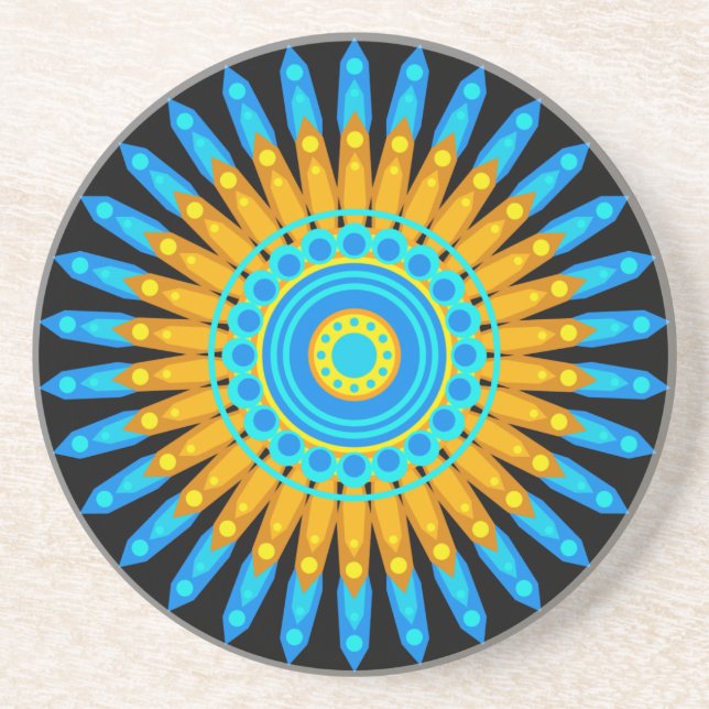 Geometric Mandala Art Circle Design 48256 Underlägg (Framsidan)