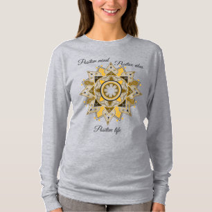Geometric Mandala, inspirationell T Shirt