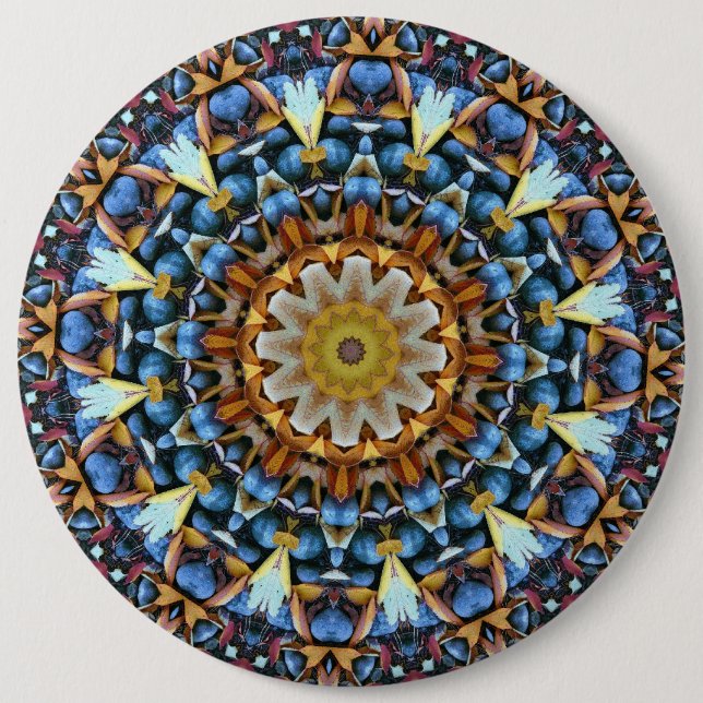 Geometric Mandala Knapp (Framsida)