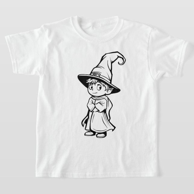 Geometric Mandala Line Art T-Shirt - Modern Abstra (Laydown)