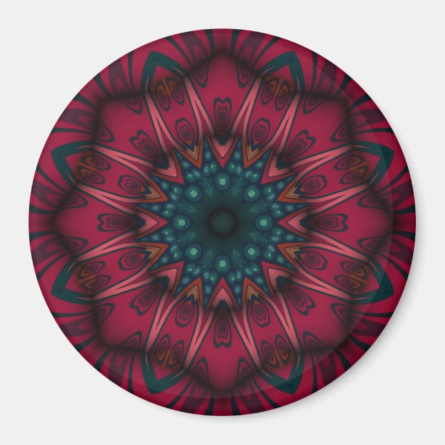 Geometric Mandala Magnet (Framsidan)