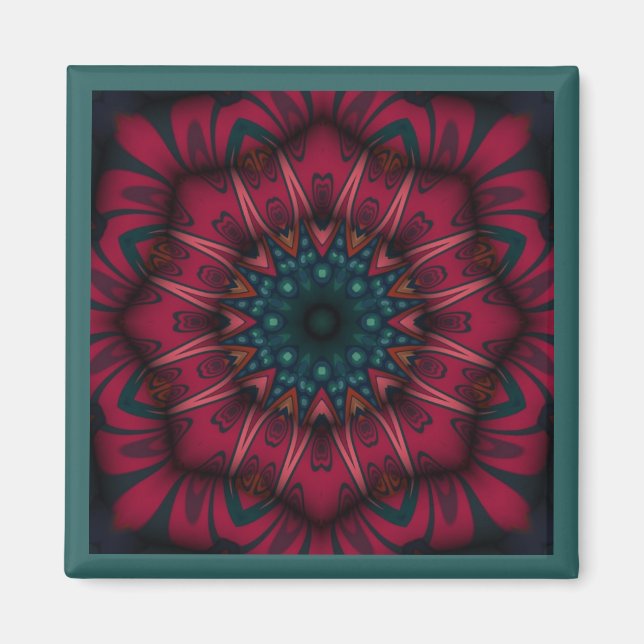 Geometric Mandala Magnet (Framsidan)