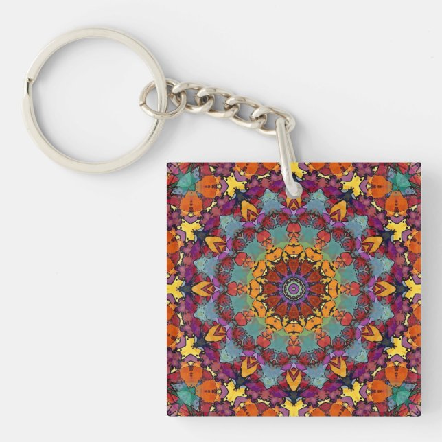 Geometric Mandala Purple Blue Design-64351 (Framsidan)
