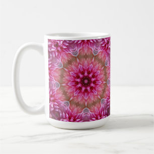 Geometric Mandala Rosa Flower Mönster-67545 Kaffemugg