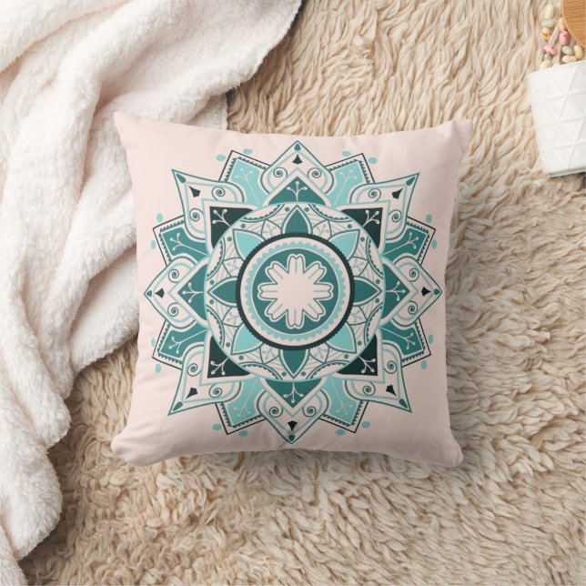 Geometric Mandala, Viloläge Kudde (Filt)