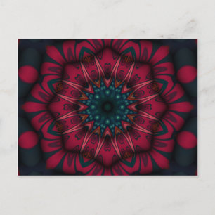 Geometric Mandala Vykort