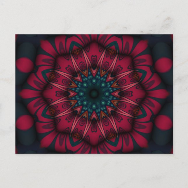 Geometric Mandala Vykort (Framsida)