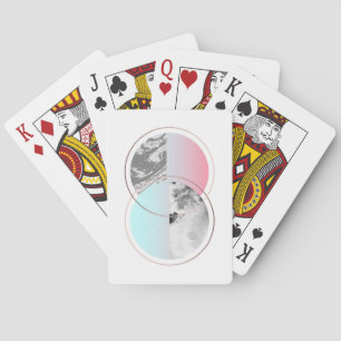 Geometric Marble Scandi Design Casinokort